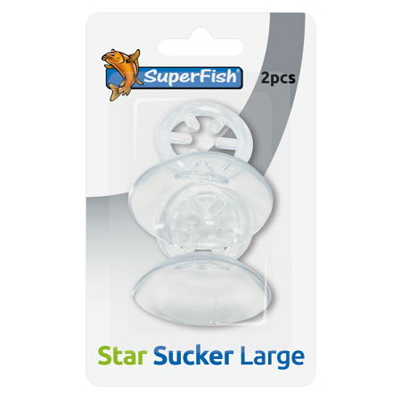 SuperFish Ster Zuignap Groot 2 st.